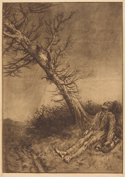 A csavargó halála alkotó: Alphonse Legros