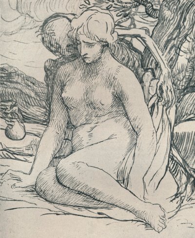 Death the Wooer, 1895, 1923 alkotó: Alphonse Legros