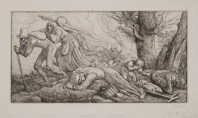A halál diadala: A haszontalan szájak alkotó: Alphonse Legros