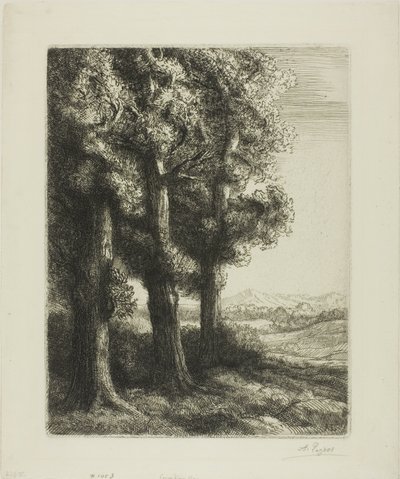 Egy fa széle alkotó: Alphonse Legros