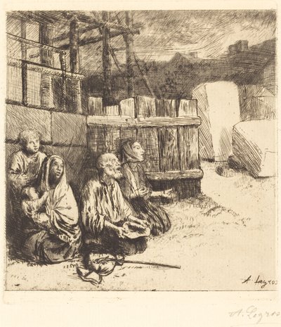 Angol koldusok alkotó: Alphonse Legros