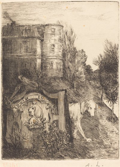 Ex-Libris Edwin Edwards. alkotó: Alphonse Legros