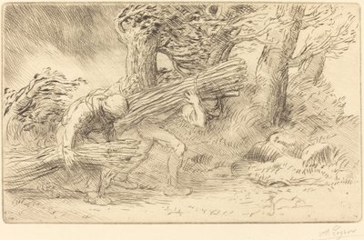 Köcsöggyűjtögetők (Les fagottiers) alkotó: Alphonse Legros