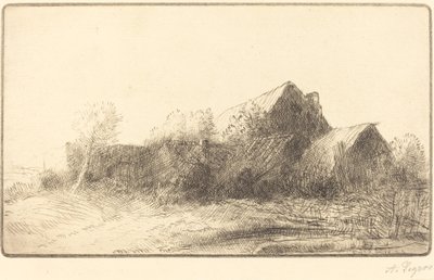 Farm A farm. alkotó: Alphonse Legros