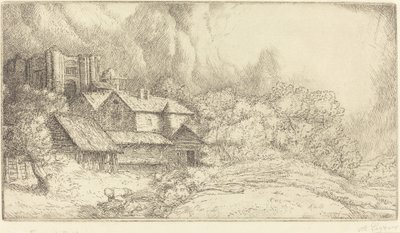 Farm a kolostorban A farm az apátságban. alkotó: Alphonse Legros