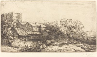 Farm a kolostorban A farm az apátságban. alkotó: Alphonse Legros