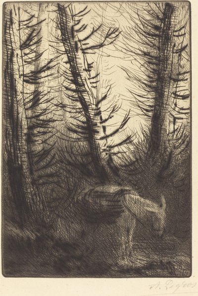 Farmer és szamara alkotó: Alphonse Legros