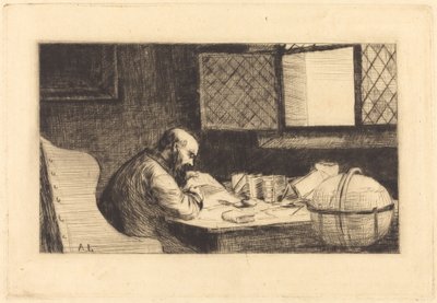 Földrajztudós (Le geographe) alkotó: Alphonse Legros