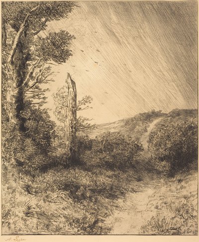 Széllökés (Le coup de vent) alkotó: Alphonse Legros