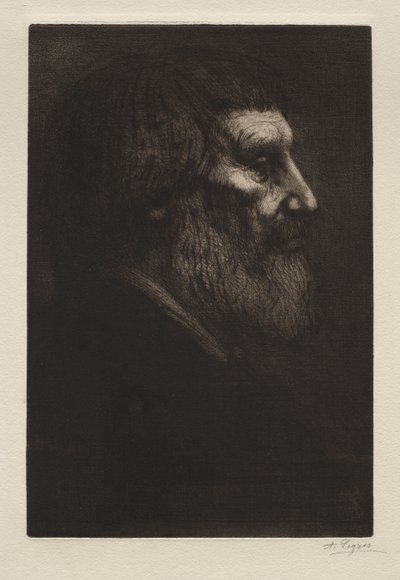 Egy ember feje alkotó: Alphonse Legros