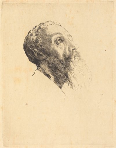 Egy modell feje alkotó: Alphonse Legros