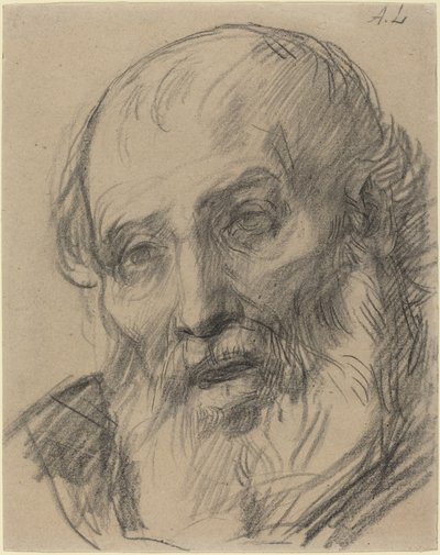 Egy öregember feje alkotó: Alphonse Legros