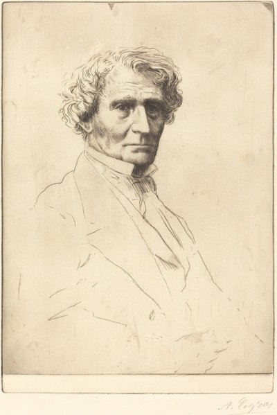 Hector Berlioz. alkotó: Alphonse Legros