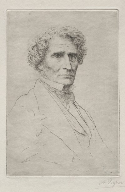 Hector Berlioz. alkotó: Alphonse Legros