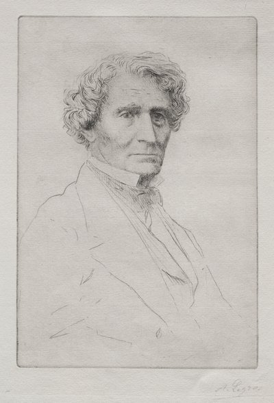 Hector Berlioz. alkotó: Alphonse Legros