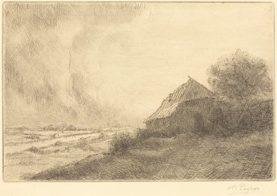 Viskó egy domboldalon alkotó: Alphonse Legros