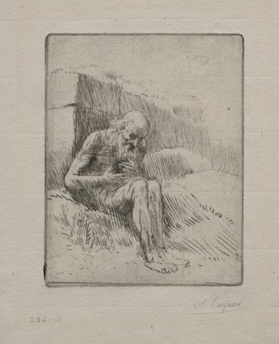 Állás (második tábla) alkotó: Alphonse Legros