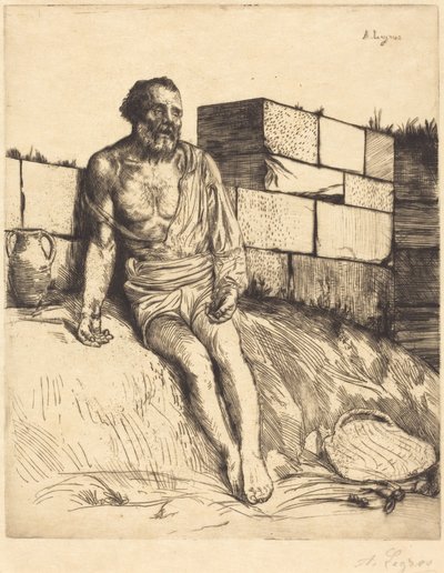 Jób, 1. táblázat alkotó: Alphonse Legros
