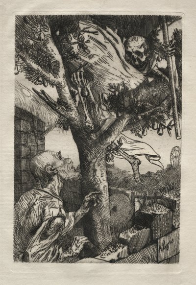 halál a körtefán alkotó: Alphonse Legros
