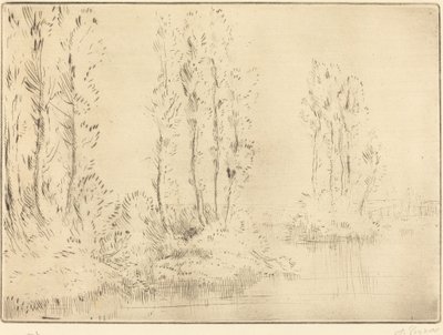 Tájkép alkotó: Alphonse Legros