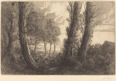 Tájkép alkotó: Alphonse Legros