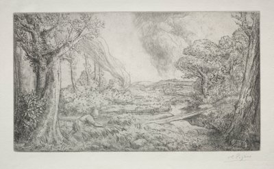 Tájkép alkotó: Alphonse Legros