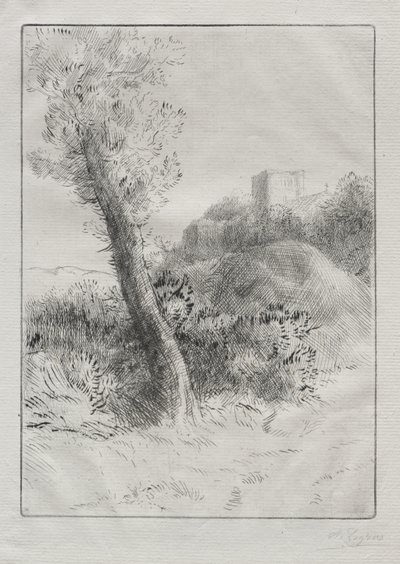Tájkép alkotó: Alphonse Legros