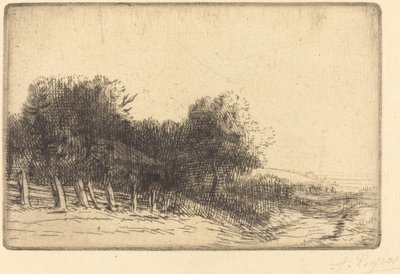 Tájkép alkotó: Alphonse Legros