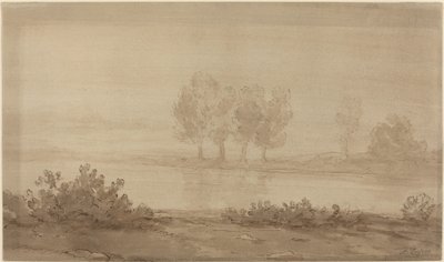 Táj - Négy fa egy folyón túl alkotó: Alphonse Legros