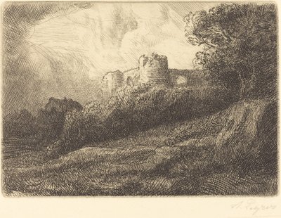Táj Táj. alkotó: Alphonse Legros