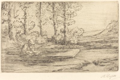 Táj Táj. alkotó: Alphonse Legros
