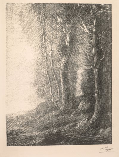 Landscape Paysage. alkotó: Alphonse Legros