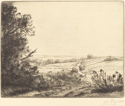 Táj: Út Horville felé (Paysage: Chemin d