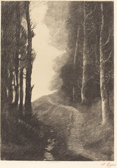 Táj nyírfákkal alkotó: Alphonse Legros