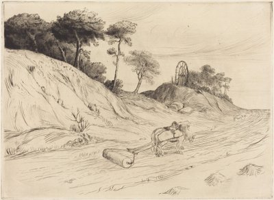 Táj hengerrel alkotó: Alphonse Legros