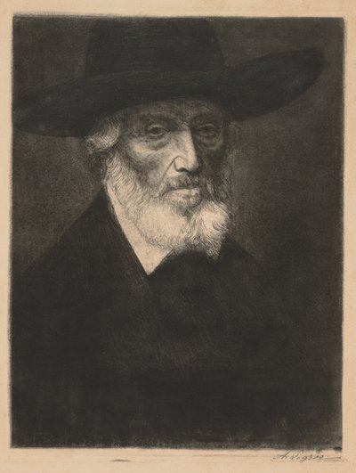 Thomas Carlyle nagy portréja. alkotó: Alphonse Legros