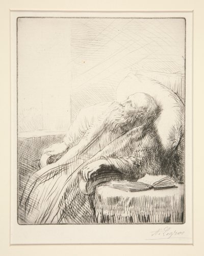 Le Convalescent (The Convalescent) alkotó: Alphonse Legros