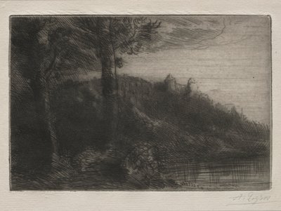 A Kis Híd. alkotó: Alphonse Legros