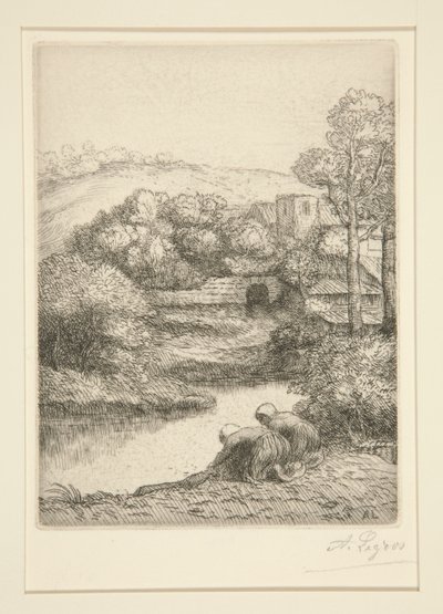 Mosóház, vagy Mosónők alkotó: Alphonse Legros