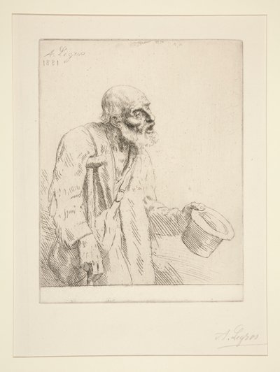 A koldus (koldus) alkotó: Alphonse Legros