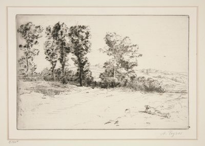 Le pre ensoleille (Rét a napsütésben) alkotó: Alphonse Legros