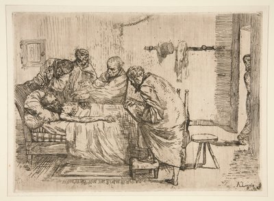 Le verite sur le cas de M. Valdemar (A tények M. Valdemar esetében) alkotó: Alphonse Legros