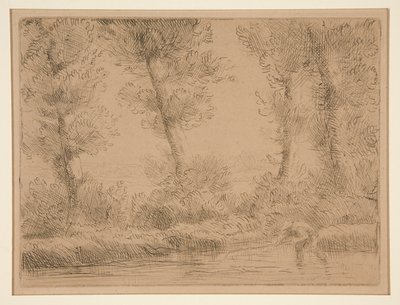 Les Bords de la Liane (A Liane partja) alkotó: Alphonse Legros