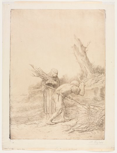 The Fagot Makers alkotó: Alphonse Legros