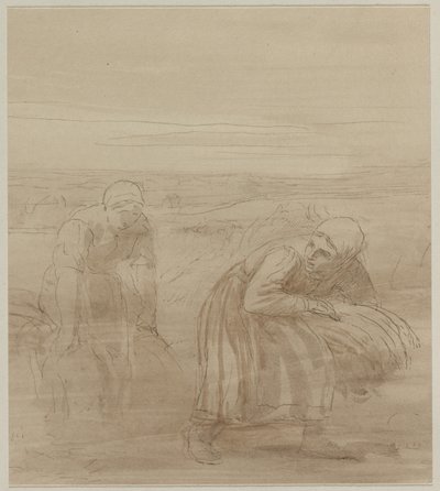 Gleaners, 1800-as évek. alkotó: Alphonse Legros