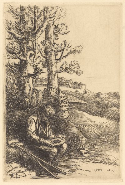 Kis koldus (A kis koldus) alkotó: Alphonse Legros
