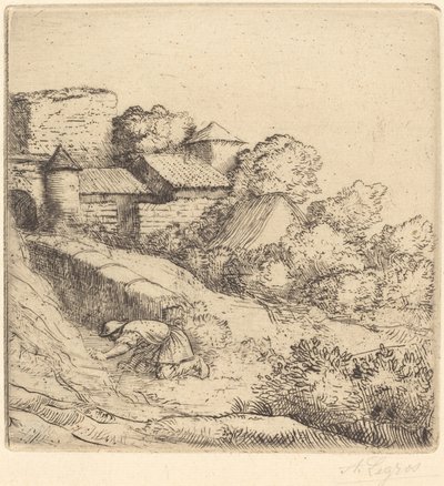 Kis fűégető A kis fűégető. alkotó: Alphonse Legros