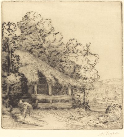 Little Shelter (Le petit hangar) alkotó: Alphonse Legros