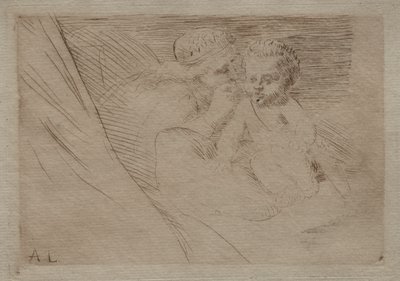 Mab és Cupido alkotó: Alphonse Legros