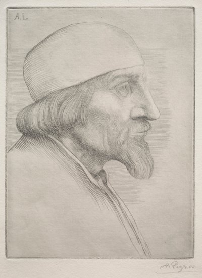 Férfi koponyasapkás alkotó: Alphonse Legros